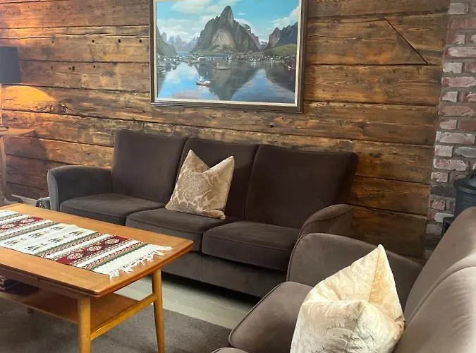 Lofoten - Rostad Retro Rorbuer Lägenhet Reine