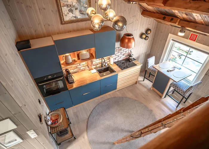 Lofoten - Rostad Retro Rorbuer Lägenhet *