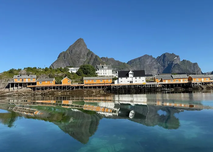 Lofoten - Rostad Retro Rorbuer Lägenhet Reine